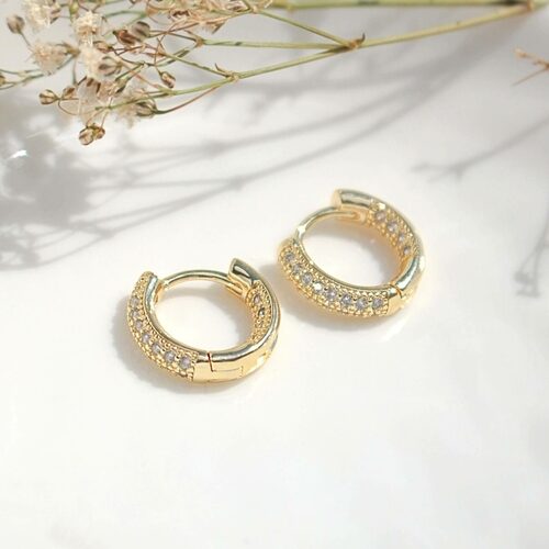Cubic Zirconia Hoops