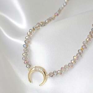 Chrome Austrian Crystals Choker